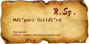 Mágori Szilárd névjegykártya